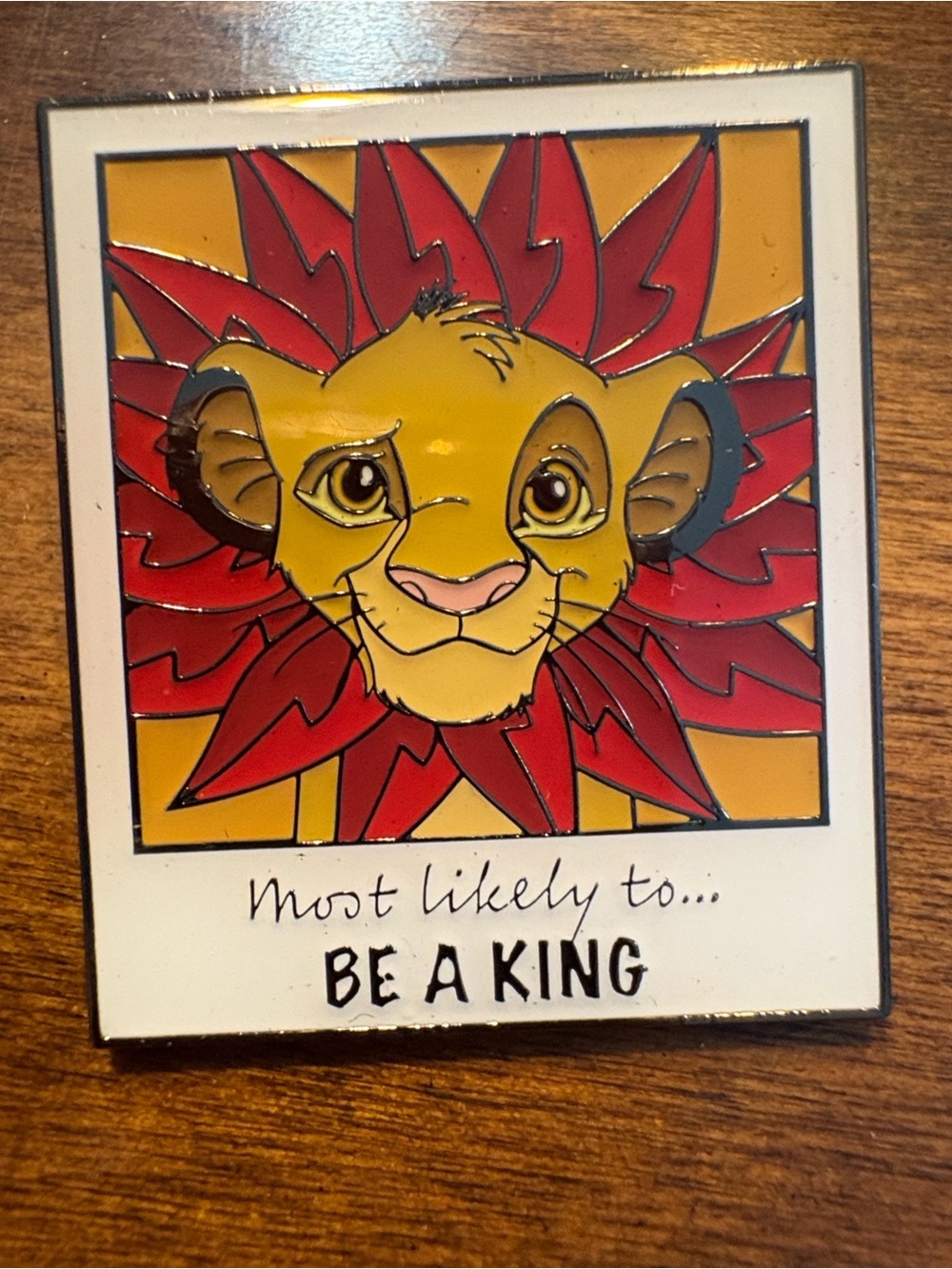 Disney Lion King Loungefly Pin- Yellow & Red